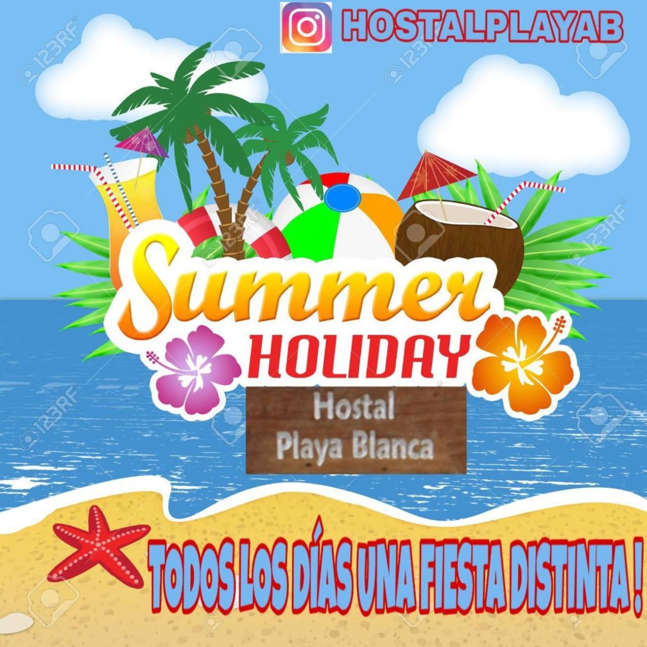 Hostal Playa Blanca Buitenkant foto